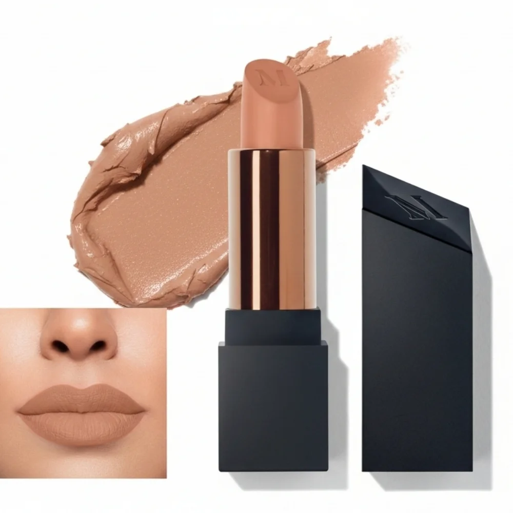 Morphe Matte Lipstick in Nude Shade Commit Chai Latte New